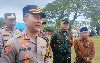 Posko keamanan Polres Purwakarta Operasi Ketupat Lodaya 2026 mudik Lebaran 2026 Purwakarta