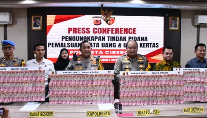 Pabrik Uang Palsu Rp12 Miliar di Cirebon Digerebek Polisi Jelang Lebaran