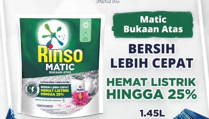 Yuk Borong Rinso Matic Saat Promo Lebaran Blibli, Stok Aman Cucian Beres!