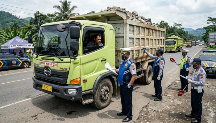 Pemilik Truk ODOL Siap-siap Dipenjara! Dishub Jabar Tindak Tegas Pelanggar di Sukabumi