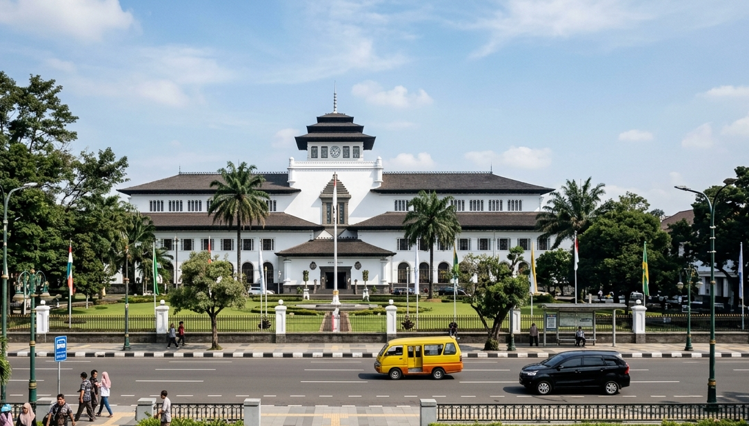 Warga Bandung Cek Jalur! Kawasan Gedung Sate Mulai Rekayasa Lalin Hari Ini, Ini Rutenya