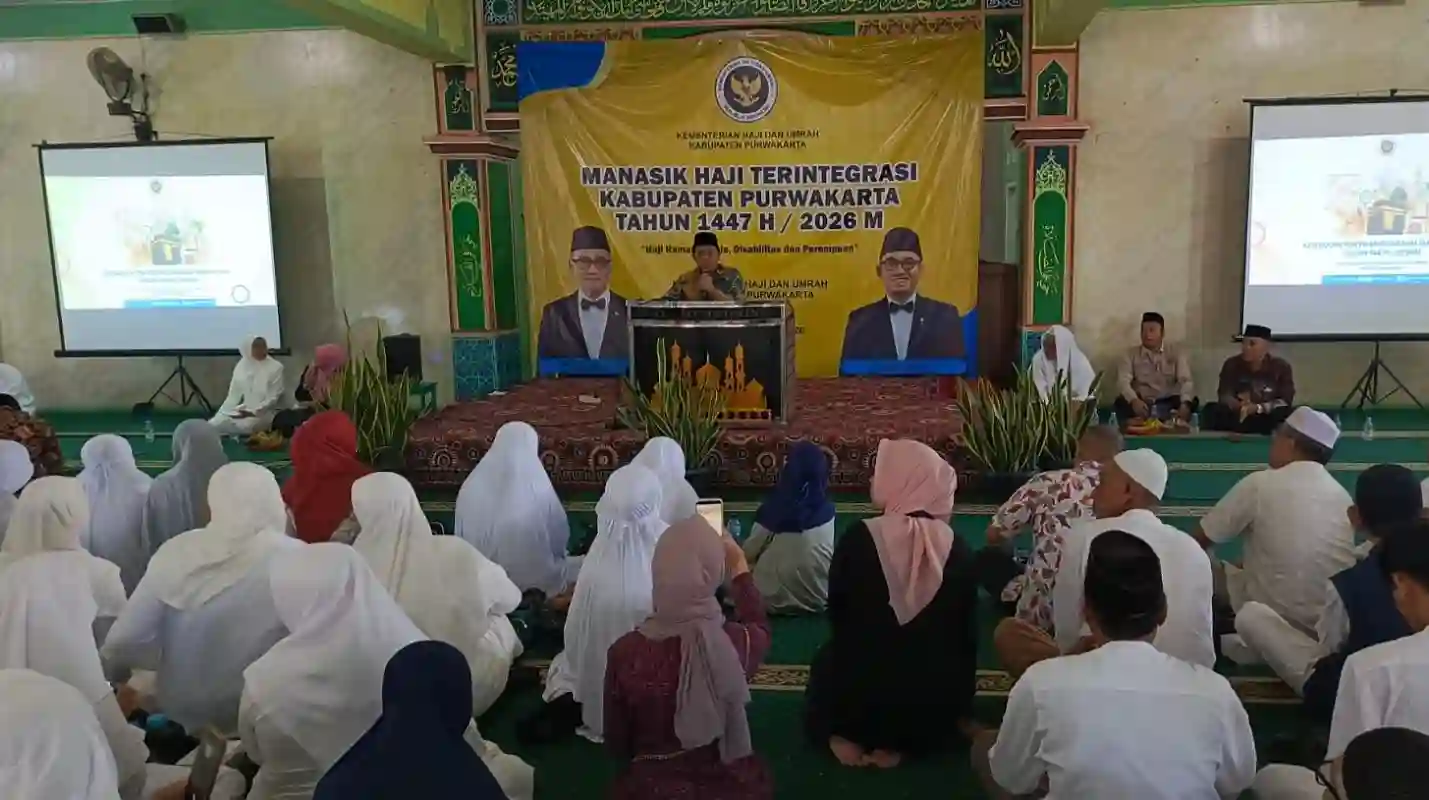 Manasik haji Purwakarta 2026 di Ponpes Al-Muhajirin