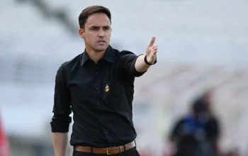 Paul Munster pelatih Bhayangkara FC vs Persib Bandung Liga 1.