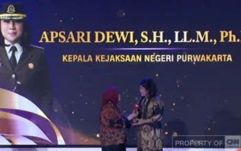 Kajari Purwakarta Apsari Dewi raih CNNIndonesia Leading Women Awards 2026 kategori Outstanding Prosecutorial Leader