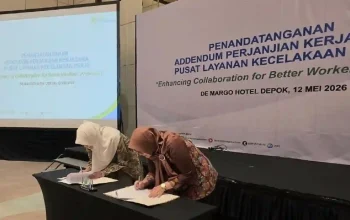 Penandatanganan kerja sama BPJS Ketenagakerjaan Depok dengan 21 rumah sakit mitra PLKK 2026