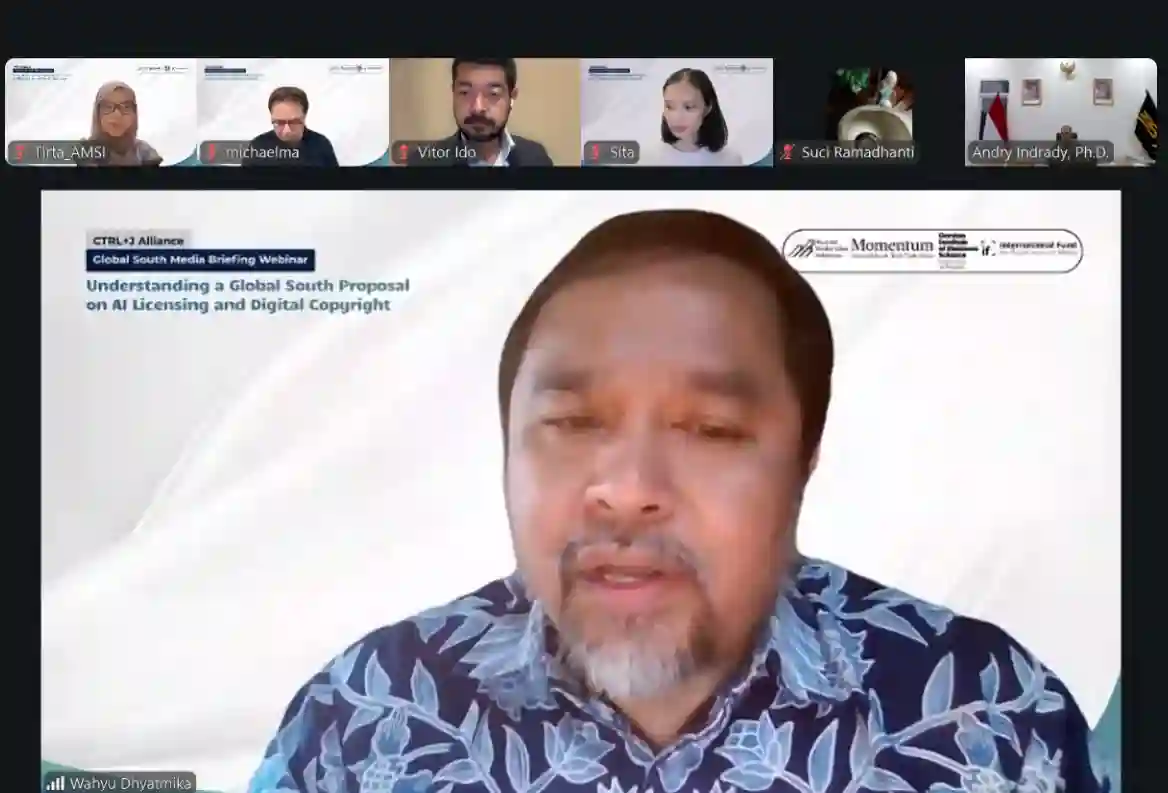 Aliansi Indonesia Brasil Afrika Selatan terkait perlindungan hak cipta jurnalistik era AI.