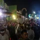 Dedi Mulyadi dan Bupati Aep Syaepuloh naik kuda di kirab Milangkala Tatar Sunda Karawang