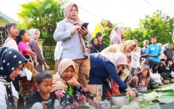 festival nasi liwet warga pasanggrahan bojong purwakarta syukuran jalan baru Desa Pasanggrahan Purwakarta